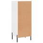 Glossy white plywood sideboard 34.5x34x90 cm by vidaXL, Sideboards - Ref: Foro24-828614, Price: 82,99 €, Discount: %