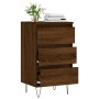 Oak brown engineered wood sideboard 40x35x70 cm by vidaXL, Sideboards - Ref: Foro24-831099, Price: 43,99 €, Discount: %