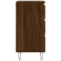 Oak brown engineered wood sideboard 40x35x70 cm by vidaXL, Sideboards - Ref: Foro24-831099, Price: 43,99 €, Discount: %