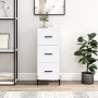 White engineered wood sideboard 34.5x34x90 cm by vidaXL, Sideboards - Ref: Foro24-828612, Price: 77,62 €, Discount: %