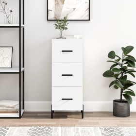 White engineered wood sideboard 34.5x34x90 cm by vidaXL, Sideboards - Ref: Foro24-828612, Price: 77,99 €, Discount: %