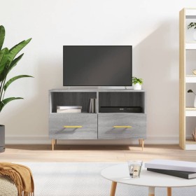 Engineered wood TV stand in Sonoma gray, 80x36x50 cm by vidaXL, TV Furniture - Ref: Foro24-828962, Price: 46,39 €, Discount: %