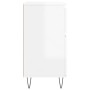 Glossy white plywood sideboard 60x35x70 cm by vidaXL, Sideboards - Ref: Foro24-831118, Price: 51,99 €, Discount: %