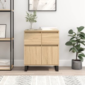 Sonoma oak plywood sideboard 60x35x70 cm by vidaXL, Sideboards - Ref: Foro24-831127, Price: 53,99 €, Discount: %