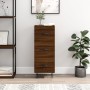 Oak brown engineered wood sideboard 34.5x34x90 cm by vidaXL, Sideboards - Ref: Foro24-828603, Price: 67,51 €, Discount: %