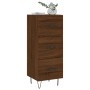 Aparador madera de ingeniería marrón roble 34,5x34x90 cm de vidaXL, Aparadores - Ref: Foro24-828603, Precio: 67,51 €, Descuen...