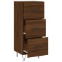 Oak brown engineered wood sideboard 34.5x34x90 cm by vidaXL, Sideboards - Ref: Foro24-828603, Price: 67,51 €, Discount: %