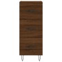 Oak brown engineered wood sideboard 34.5x34x90 cm by vidaXL, Sideboards - Ref: Foro24-828603, Price: 67,51 €, Discount: %