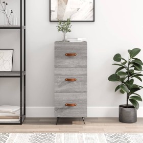 Sonoma gray engineered wood sideboard 34.5x34x90 cm by vidaXL, Sideboards - Ref: Foro24-828578, Price: 68,12 €, Discount: %