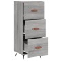 Aparador madera de ingeniería gris Sonoma 34,5x34x90 cm de vidaXL, Aparadores - Ref: Foro24-828578, Precio: 68,12 €, Descuent...