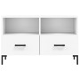 White plywood TV cabinet 80x36x50 cm by vidaXL, TV Furniture - Ref: Foro24-828972, Price: 65,41 €, Discount: %