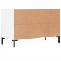 White plywood TV cabinet 80x36x50 cm by vidaXL, TV Furniture - Ref: Foro24-828972, Price: 65,41 €, Discount: %