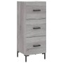 Aparador madera de ingeniería gris Sonoma 34,5x34x90 cm de vidaXL, Aparadores - Ref: Foro24-828610, Precio: 72,67 €, Descuent...