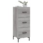 Aparador madera de ingeniería gris Sonoma 34,5x34x90 cm de vidaXL, Aparadores - Ref: Foro24-828610, Precio: 72,99 €, Descuent...