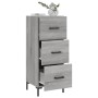 Aparador madera de ingeniería gris Sonoma 34,5x34x90 cm de vidaXL, Aparadores - Ref: Foro24-828610, Precio: 72,99 €, Descuent...