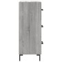 Sonoma gray engineered wood sideboard 34.5x34x90 cm by vidaXL, Sideboards - Ref: Foro24-828610, Price: 72,99 €, Discount: %