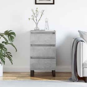 Concrete gray engineered wood sideboard 40x35x70 cm by vidaXL, Sideboards - Ref: Foro24-831104, Price: 64,71 €, Discount: %