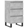 Concrete gray engineered wood sideboard 40x35x70 cm by vidaXL, Sideboards - Ref: Foro24-831104, Price: 69,24 €, Discount: %