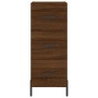 Aparador madera de ingeniería marrón roble 34,5x34x90 cm de vidaXL, Aparadores - Ref: Foro24-828619, Precio: 78,12 €, Descuen...