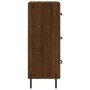 Aparador madera de ingeniería marrón roble 34,5x34x90 cm de vidaXL, Aparadores - Ref: Foro24-828619, Precio: 78,12 €, Descuen...