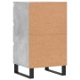 Concrete gray engineered wood sideboard 40x35x70 cm by vidaXL, Sideboards - Ref: Foro24-831104, Price: 69,24 €, Discount: %