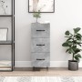 Concrete gray plywood sideboard 34.5x34x90 cm by vidaXL, Sideboards - Ref: Foro24-828600, Price: 64,61 €, Discount: %