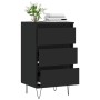 Engineered wood black sideboard 40x35x70 cm by vidaXL, Sideboards - Ref: Foro24-831093, Price: 72,99 €, Discount: %