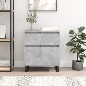 Gray concrete plywood sideboard 60x35x70 cm by vidaXL, Sideboards - Ref: Foro24-831128, Price: 89,93 €, Discount: %