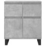 Gray concrete plywood sideboard 60x35x70 cm by vidaXL, Sideboards - Ref: Foro24-831128, Price: 89,93 €, Discount: %