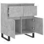 Gray concrete plywood sideboard 60x35x70 cm by vidaXL, Sideboards - Ref: Foro24-831128, Price: 89,93 €, Discount: %