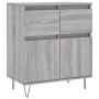 Sonoma graues Sperrholz-Sideboard 60x35x70 cm von vidaXL, Sideboards - Ref: Foro24-831122, Preis: 66,17 €, Rabatt: %