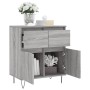 Sonoma graues Sperrholz-Sideboard 60x35x70 cm von vidaXL, Sideboards - Ref: Foro24-831122, Preis: 66,17 €, Rabatt: %