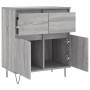 Sonoma graues Sperrholz-Sideboard 60x35x70 cm von vidaXL, Sideboards - Ref: Foro24-831122, Preis: 66,17 €, Rabatt: %