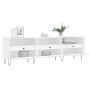 Weißer TV-Schrank aus Sperrholz, 150 x 30 x 44,5 cm von vidaXL, TV-Möbel - Ref: Foro24-831276, Preis: 93,99 €, Rabatt: %