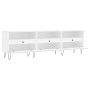 Weißer TV-Schrank aus Sperrholz, 150 x 30 x 44,5 cm von vidaXL, TV-Möbel - Ref: Foro24-831276, Preis: 93,99 €, Rabatt: %