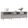 Sonoma gray plywood TV cabinet 150x30x44.5 cm by vidaXL, TV Furniture - Ref: Foro24-831266, Price: 104,88 €, Discount: %