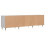 Sonoma gray plywood TV cabinet 150x30x44.5 cm by vidaXL, TV Furniture - Ref: Foro24-831266, Price: 104,88 €, Discount: %