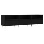 Black plywood TV cabinet 150x30x44.5 cm by vidaXL, TV Furniture - Ref: Foro24-831261, Price: 102,96 €, Discount: %