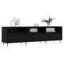 Black plywood TV cabinet 150x30x44.5 cm by vidaXL, TV Furniture - Ref: Foro24-831261, Price: 102,96 €, Discount: %