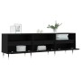 Black plywood TV cabinet 150x30x44.5 cm by vidaXL, TV Furniture - Ref: Foro24-831261, Price: 102,96 €, Discount: %