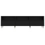 Black plywood TV cabinet 150x30x44.5 cm by vidaXL, TV Furniture - Ref: Foro24-831261, Price: 102,96 €, Discount: %