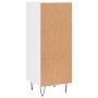 Aparador de madera contrachapada blanco brillante 34,5x34x90 cm de vidaXL, Aparadores - Ref: Foro24-828598, Precio: 70,85 €, ...