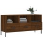 Oak brown engineered wood TV cabinet 102x36x50 cm by vidaXL, TV Furniture - Ref: Foro24-829051, Price: 63,99 €, Discount: %