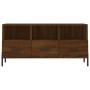 Oak brown engineered wood TV cabinet 102x36x50 cm by vidaXL, TV Furniture - Ref: Foro24-829051, Price: 63,99 €, Discount: %