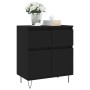 Black plywood sideboard 60x35x70 cm by vidaXL, Sideboards - Ref: Foro24-831117, Price: 83,07 €, Discount: %