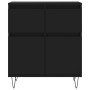 Black plywood sideboard 60x35x70 cm by vidaXL, Sideboards - Ref: Foro24-831117, Price: 83,07 €, Discount: %