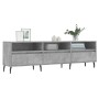 Concrete gray plywood TV cabinet 150x30x44.5 cm by vidaXL, TV Furniture - Ref: Foro24-831296, Price: 86,68 €, Discount: %