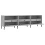 Concrete gray plywood TV cabinet 150x30x44.5 cm by vidaXL, TV Furniture - Ref: Foro24-831296, Price: 86,68 €, Discount: %