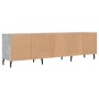 Concrete gray plywood TV cabinet 150x30x44.5 cm by vidaXL, TV Furniture - Ref: Foro24-831296, Price: 86,68 €, Discount: %