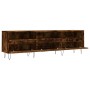 Smoked oak plywood TV cabinet 150x30x44.5 cm by vidaXL, TV Furniture - Ref: Foro24-831281, Price: 86,77 €, Discount: %